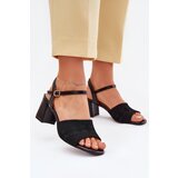 Boto Women's Heeled Sandals Black Sarena | ePonuda.com