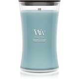 WoodWick Cedarwood & Ocean Moss mirisna svijeća s drvenim fitiljem 610 g | shoptok.hr