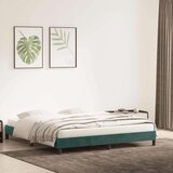  posteljni okvir brez vzmetnice temno zelena 200x220 cm žamet, (21829641) | Shoptok.si