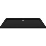 vidaXL Pravokutna tuš-kada ABS crna 70 x 120 cm | shoptok.hr