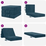 SOFA na razvlačenje 75 x 67 x 45 cm Plava | Eponuda.com