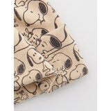 Reserved - Kapa s visokim udjelom pamuka Snoopy - krem | shoptok.hr