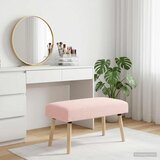  Klupa Jednobojno Ružičasta 80 x 40 x 46 cm Bouclé | shoptok.hr