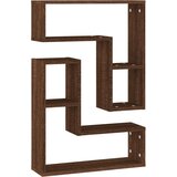 vidaXL Zidne police 2 kom boja smeđeg hrasta 50 x 15 x 50 cm drvene | shoptok.hr