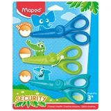 Škarje Kidcraft, 12 cm, 3 kosi