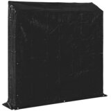  Stalak za drva za ogrjev s kišnom navlakom 200x40x200 cm | shoptok.hr