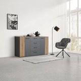 Mömax Komoda Cadix, Antracit, Barva Hrasta | Shoptok.si