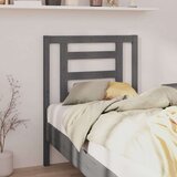  Uzglavlje za krevet sivo 81 x 4 x 100 cm od masivne borovine Cijene