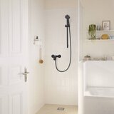 Hansgrohe 72643670 rebris s stenska armatura za tuš črna | Shoptok.si