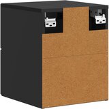  Noćni ormarić za montažu na zid 2 pcs Crna 33 x 34,5 x 40 cm | shoptok.hr