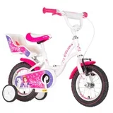 Princess Bicikl za devojčice, 12"/7", Beli