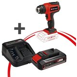 Einhell Power X-Change 18V Set orodij (Akumulatorski pihalnik vročega zraka TE-HA 18 Li-Solo + Starter set) productname.garantie.plussign BAUHAUS garancija 5 let za naprave na električni ali motorni pogon Cene