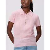 Reserved Bluza od žerseja - pastelnoružičasto | shoptok.hr