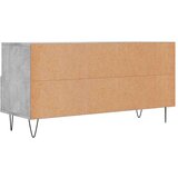 vidaXL TV omarica betonsko siva 102x36x50 cm inženirski les | Shoptok.si