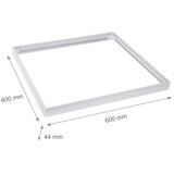 metalni okvir za ugradnju led panela 600x600 mm beo | Eponuda.com