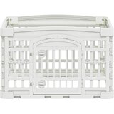  Igraonica za pse s 4 panela Bijela 63 x 63 x 40 cm Plastika | shoptok.hr