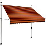 vidaXL tenda na ručno uvlačenje 200 cm narančasto-smeđa Cijene
