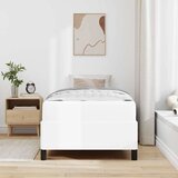  Krevetna konstrukcija s madracem Bijelo 90 x 190 cm tkanina | shoptok.hr