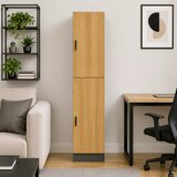 MID.YOU ARHIVSKA OMARA antracit, medeni hrast | Shoptok.si