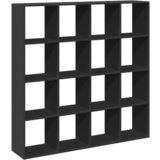 Maison Chic Knjižna omara - Knjižni regal črna 137,5x29x137,5 cm inženirski les, (21725906) | Shoptok.si