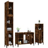  3-dijelni set kupaonskog namještaja boja hrasta drveni | shoptok.hr
