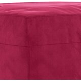  3-dijelni set sofa s jastucima crvena boja vina baršunasti | shoptok.hr