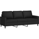 Trosjed od tkanine crna 180 cm baršunasti | shoptok.hr