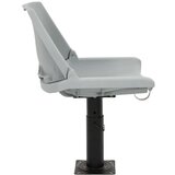 vidaXL Zložljiv sedež za čoln 2 kosa brez blazine siv 48x51x41 cm | Shoptok.si