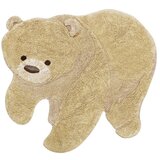 Lorena Canals Bež pralna/ročno tkana bombažna otroška preproga 120x122 cm Bear – Cene