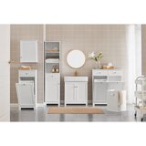 SoBuy kopalnica pod umivalnikom v beli barvi v stilu minimalizma, (20814735) | Shoptok.si