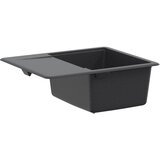  Jednostruki kuhinjski sudoper Granit 56 x 46 x 19 cm Grafitna | shoptok.hr