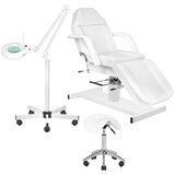 Shumee Set fotelj 210 + LED povečevalna lučka S5 + tabure 302, (21388732) | Shoptok.si