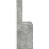 vidaXL Stol s policom Beton siva 91 x 50 x 149 cm Konstruirano drvo | shoptok.hr
