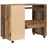  Stol s kotačićima Staro drvo 91 x 50 x 77 cm Konstruirano drvo | shoptok.hr