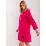 Fashion Hunters Fuchsia Oversize Sweatshirt Dress | shoptok.hr