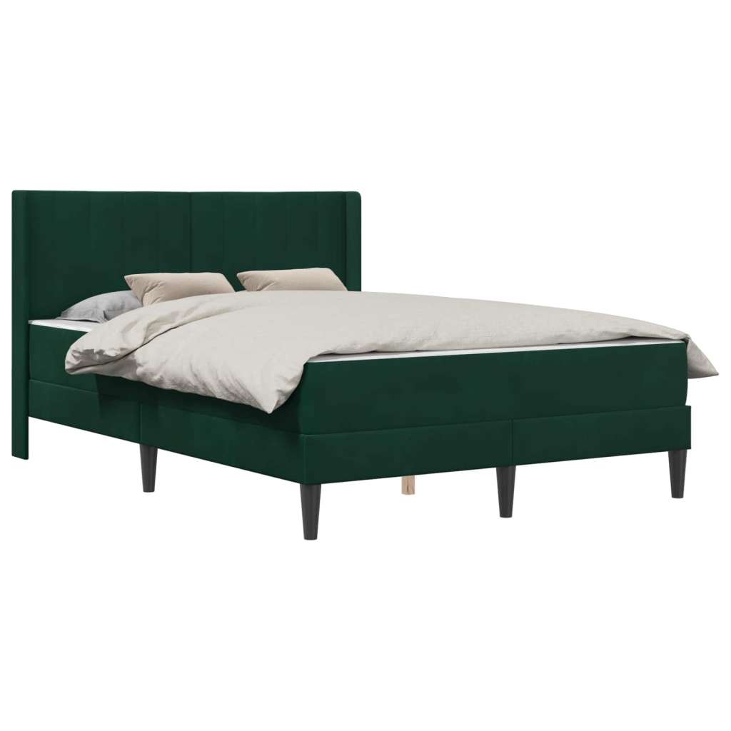  Okvir za krevet Tamnozelena 160 x 200 cm Baršun - Tamnozelena 160 x 200 cm | shoptok.hr