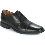 Clarks Čevlji Derby TILDEN CAP Črna | Shoptok.si