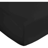 Bianca Črna napenjalna rjuha iz bombažnega satena 150x200 cm Cotton Sateen – Cene