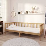 vidaXL Dnevna postelja medeno rjava trdna borovina 90x200 cm Cene