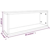  Kockaste zidne police 6 kom smeđi hrast 60 x 15 x 23 cm drvene | shoptok.hr