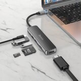 hoco. Konverter USB HUB type C to HDMI/USB3.0/USB2.0/SD/ TF/PD - HB24 Easy display | Eponuda.ba