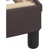 Okvir za krevet bez madraca Hanko tamnosmeđi 140 x 190 cm od tkanine | shoptok.hr