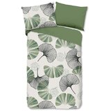 Good Morning Zelena/krem pamučna posteljina za krevet za jednu osobu 140x200 cm – | shoptok.hr