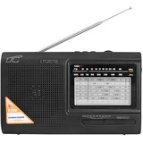 Ltc Wilga 2016 prijenosni radio FM/MW/SW, USB, SD, 10 W, ugrađena baterija 1000 mAh – crni | shoptok.hr