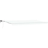  Povlačivi tende Bijela 600 × 350 cm Tkanina i Aluminij | shoptok.hr