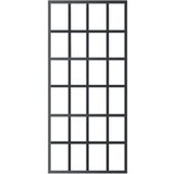 vidaXL Drsna vrata z opremo ESG steklo in aluminij 90x205 cm | Shoptok.si
