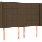  Krevet box spring s madracem LED tamnosmeđi 140x200 cm tkanina | shoptok.hr