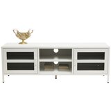 Premier Housewares Bijela željezna TV komoda 150x50x45 cm Acier – | shoptok.hr