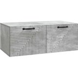 TV Omarica za TV, ki jo lahko montiraš na steno Betonsko siva, (5000210469) | Shoptok.si