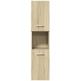  5-dijelni set kupaonskog namještaja boja hrasta sonome drveni | Shoptok.si